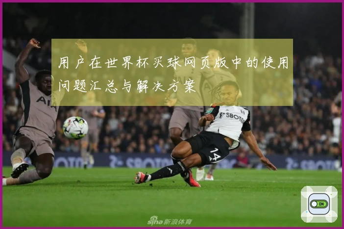用户在世界杯买球网页版中的使用问题汇总与解决方案