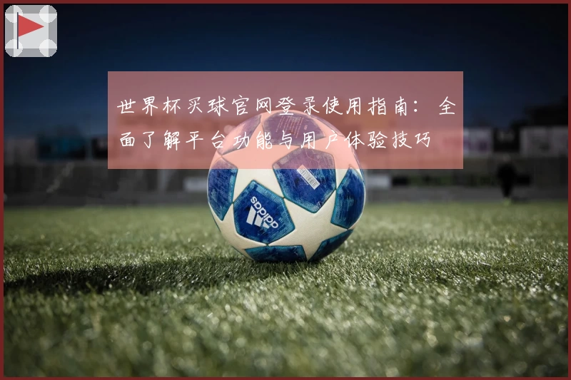 世界杯买球官网登录使用指南：全面了解平台功能与用户体验技巧